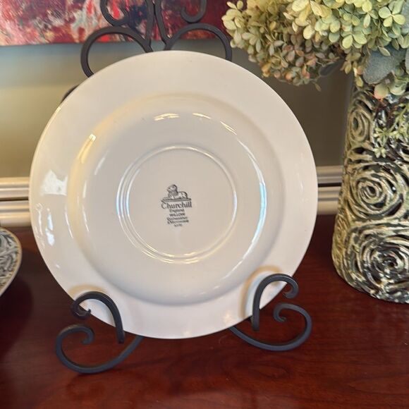 Churchill England Blue Willow Dishwasher & Microwave Safe - Vtg./Great Condition - Picture 7 of 9